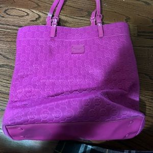Pink laptop bag